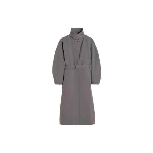 HOLZWEILER Trench Coats Women's Dark Gray