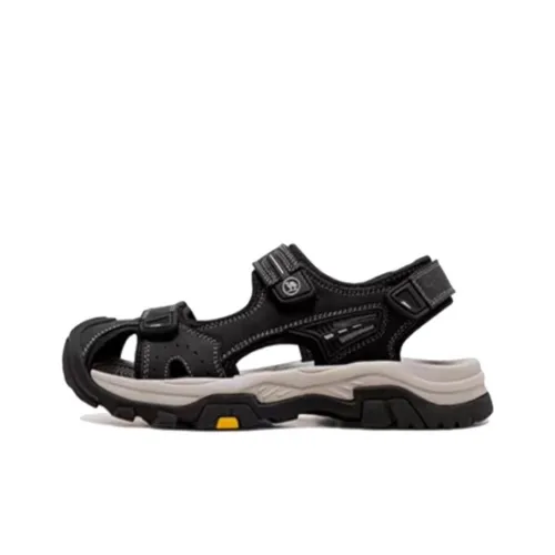 CAMEL Beach Sandals Women's Black