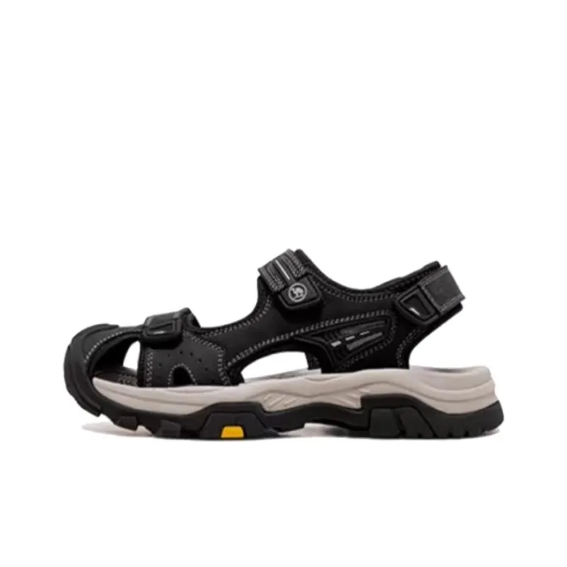 CAMEL Beach Sandals Women's Black-0