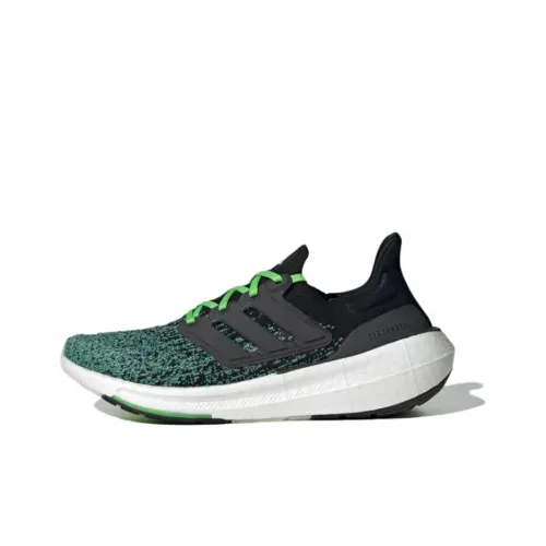 Adidas ULT Running Shoes Men Low-Top Core Black/Core Black/Clear Lime Green