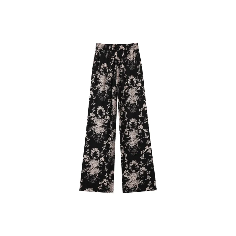 0571 Family Casual Pants Women's Black-1