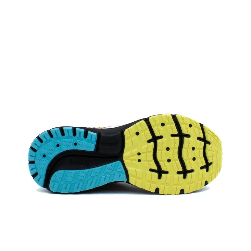 Brooks Trace 2 Anti-Slip Wear-Resistant Low-Top Running Shoes Women's Gray Black Yellow-3
