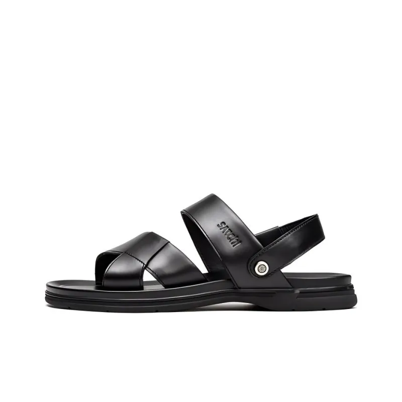 Satchi Quiet Slide Slippers Men's Black-0