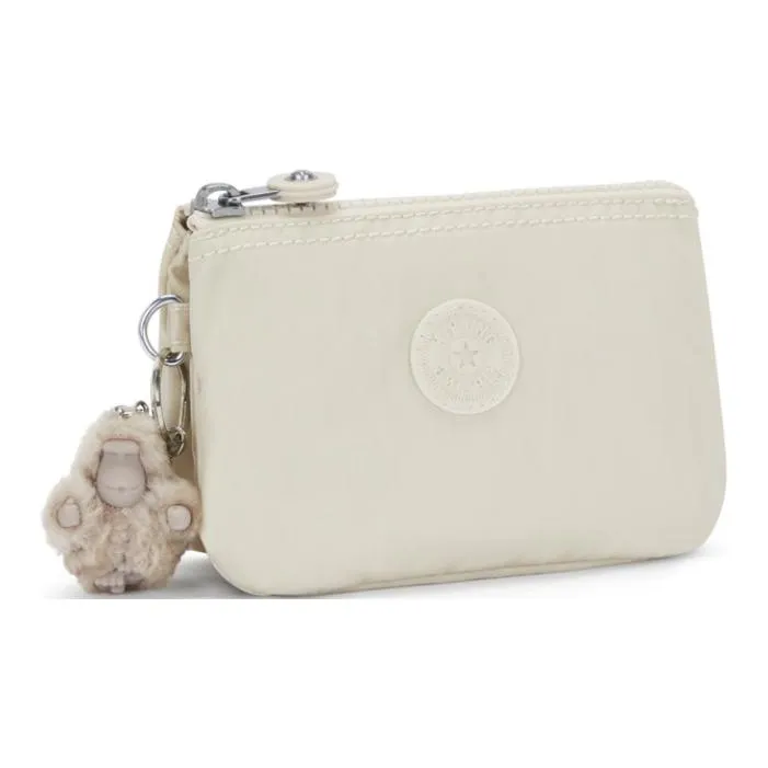 Kipling Polyamide Wallet Small Size Women's Beige Pearl-1