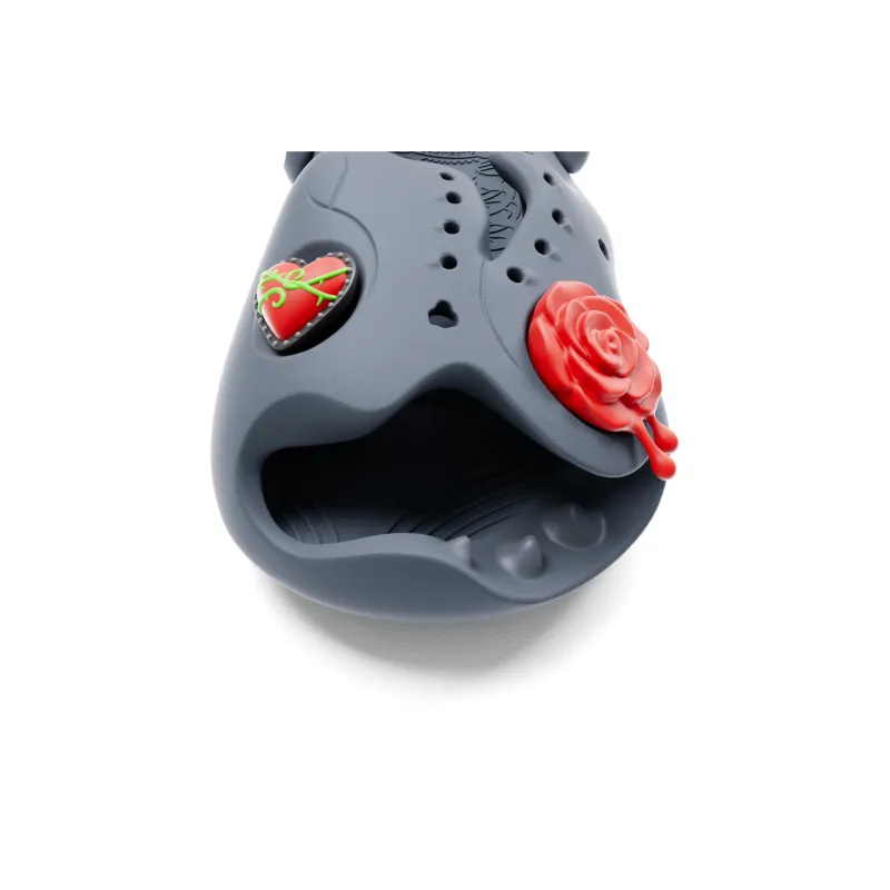 HelloSlippers Mr. Skully Rose, Clogs Unisex-6