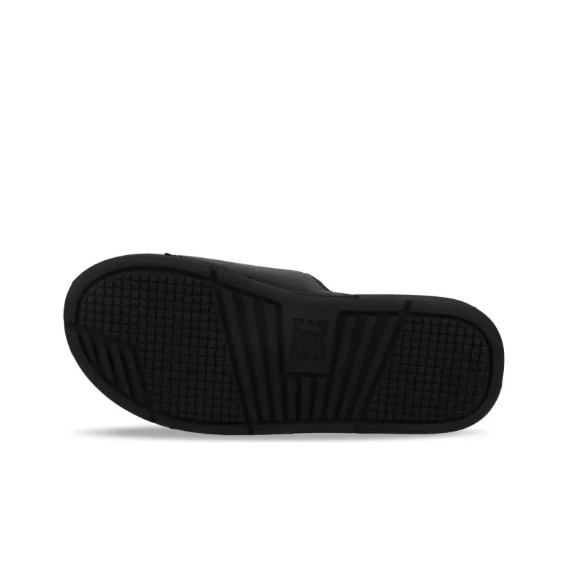 DC Shoes PVC Polyvinyl Chloride Slide Slippers Men's Black-4