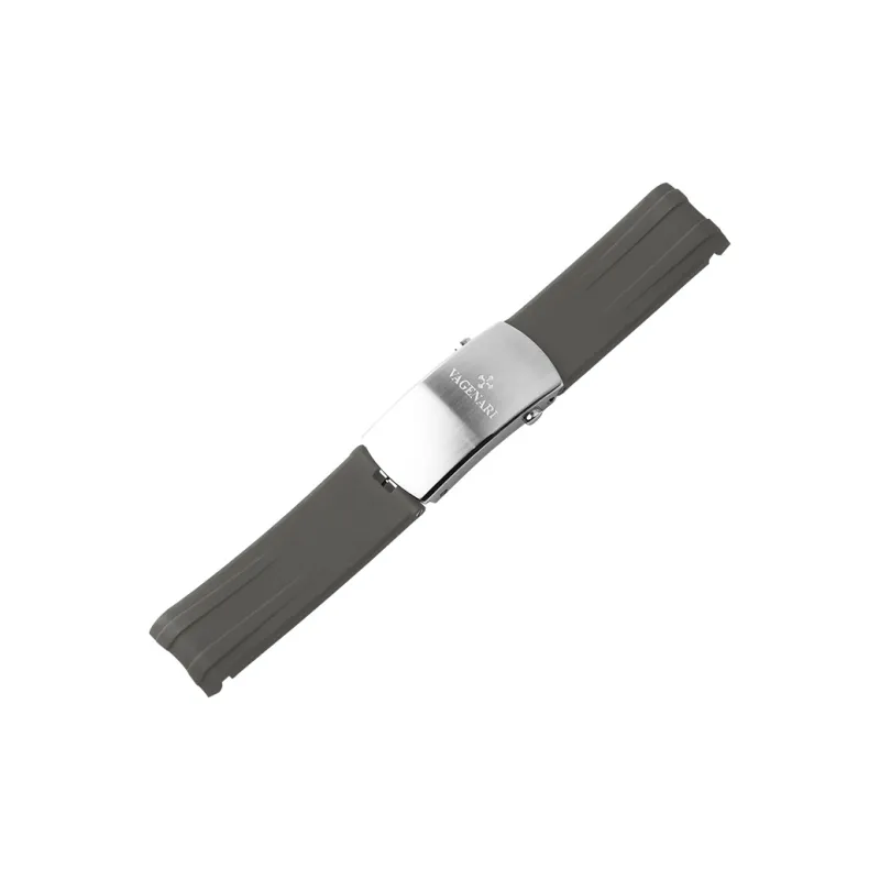 VAGENARI Fluoroelastomer Strap Compatible With OMEGA Seamaster Planet Ocean 300M Steel Band Model Watch Band Unisex-12