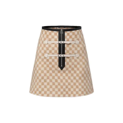 LOUIS VUITTON Casual Short Skirts Women's Brown