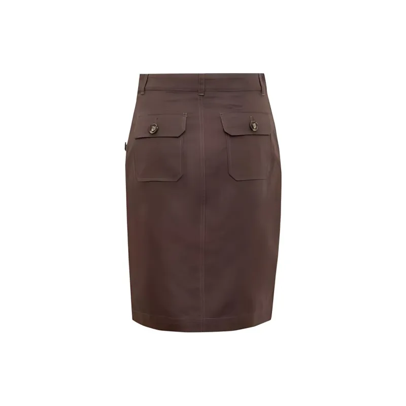 WEEKEND MaxMara Casual Long Skirts Women's Brown-1