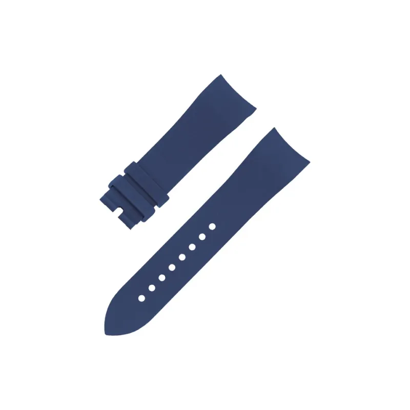 VAGENARI Fluoroelastomer Strap Compatible With Baume 50 Seek 5000 Collection 43MM Watch Band Unisex-10