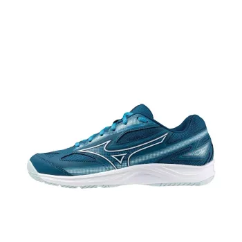 Mizuno Cushioning Anti Slip And Wear Resistant Low Top Tennis Shoes Men's Blue White