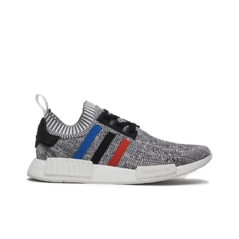 Adidas Originals Nmd R1 Tri Color Stripes White-1