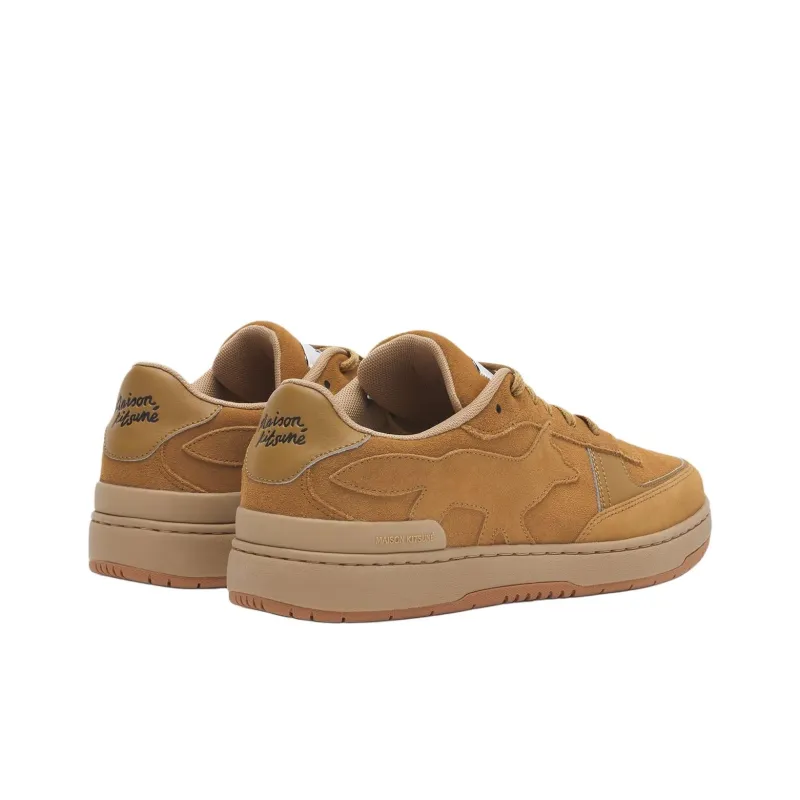 Maison Kitsune Chiru Trainers Low Top Skateboard Shoes Women's Brown-3
