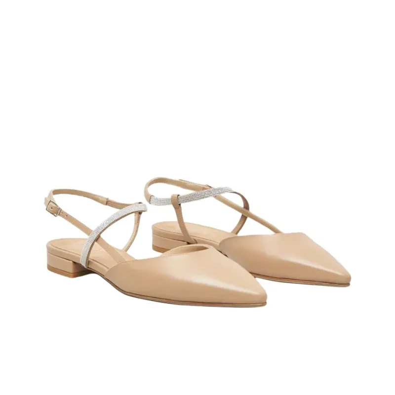 PESERICO Punto Luce Casual Single Shoes Women's Beige-2