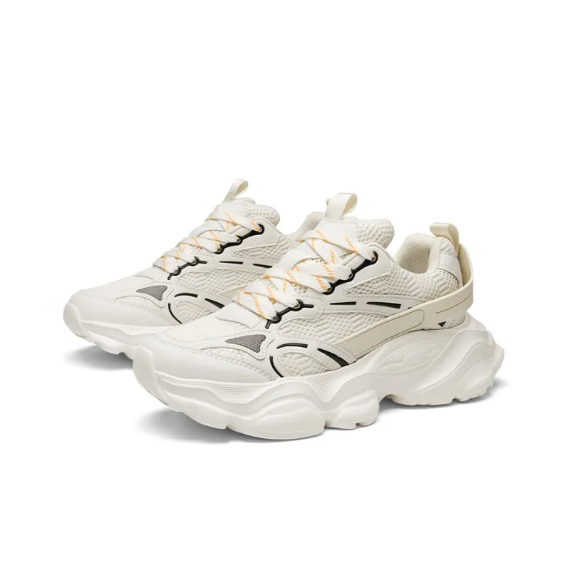 Magelly Chunky Sneakers Men Low Top Beige-3