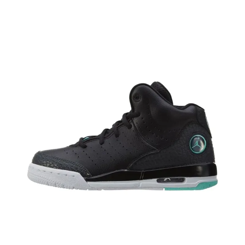 Jordan Flight Tradition Black/Hyper Turquoise White-0