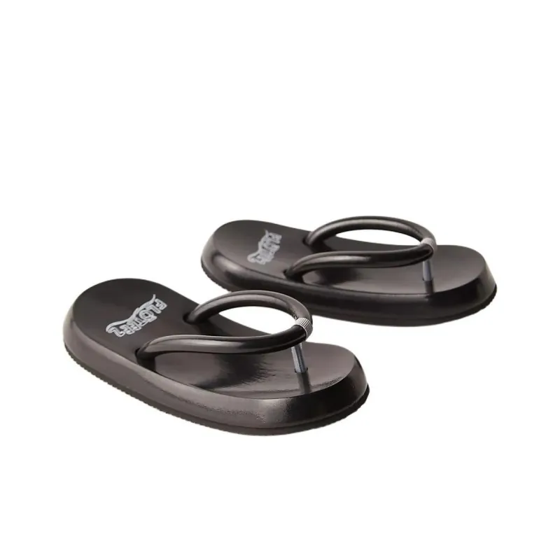 FREE PEOPLE Slip-Resistant Flip Flops Women's Black-2