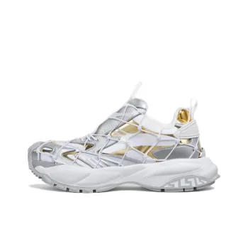 VERSACE JEANS COUTURE KD 370 Low Top Casual Shoes Women's White