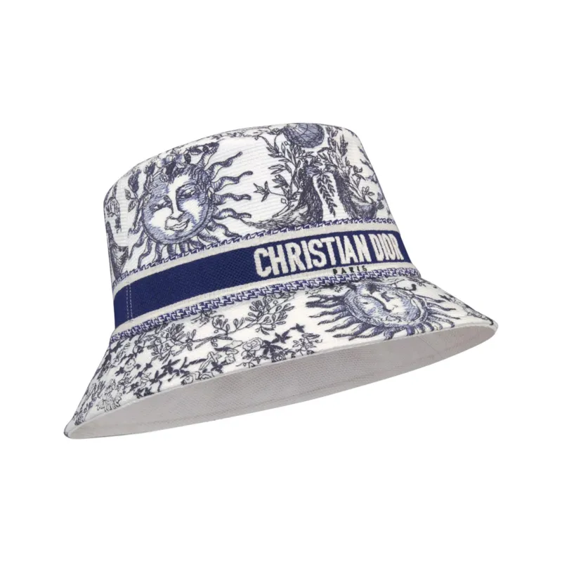 DIOR Polypropylene Bucket Hats Women's Blue-1