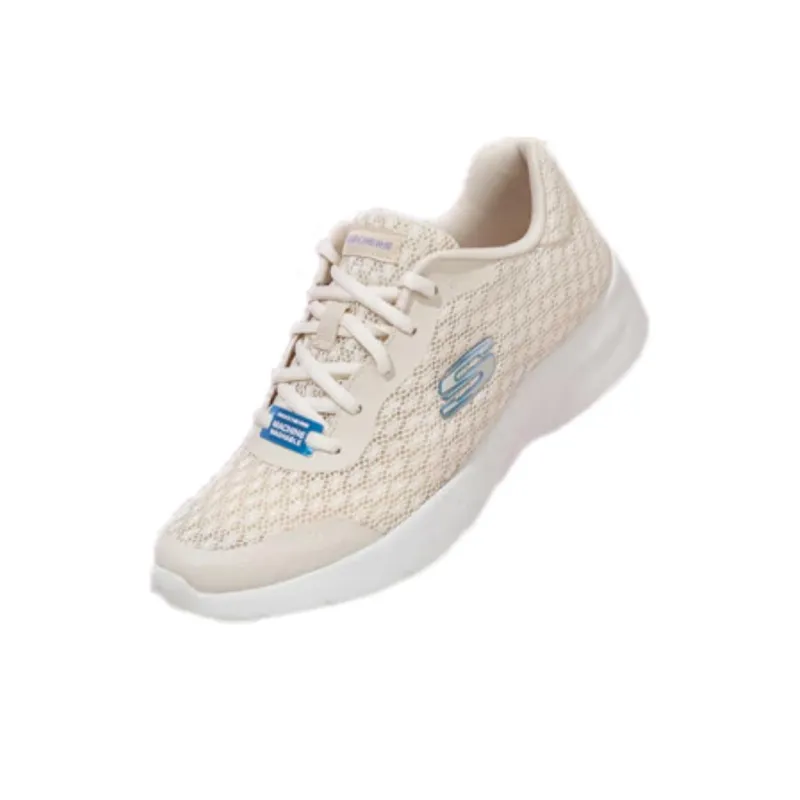 Skechers Dynamight 2.0 Low Top Sneakers 'Cream White Blue' Women's-2