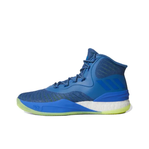 Adidas D Rose 8 Basketball Shoes Men High-Top Blue/Yellow