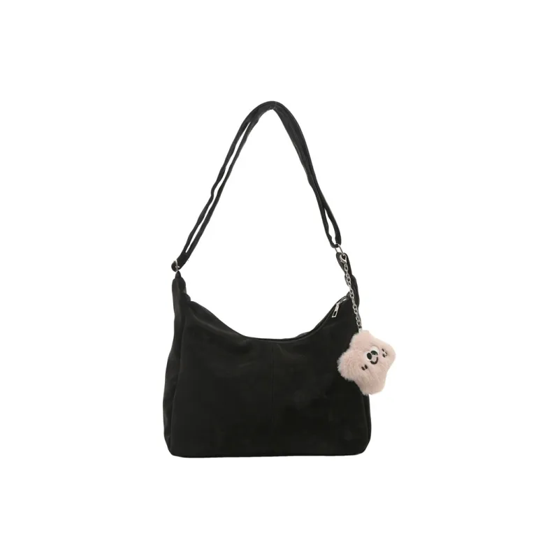 Barang Bear Suede Tote Bag Shoulder Bag Regular Women's Multicolor-13