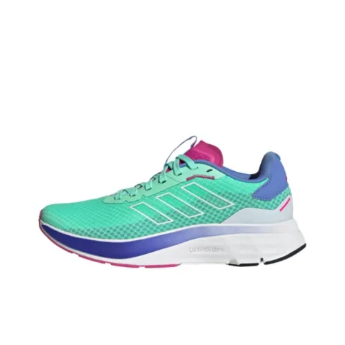 Adidas SPEEDMOTION Running Shoes Women's Low-Top Wonderful Quartz / Silver Metal / Bright Purple-red Color