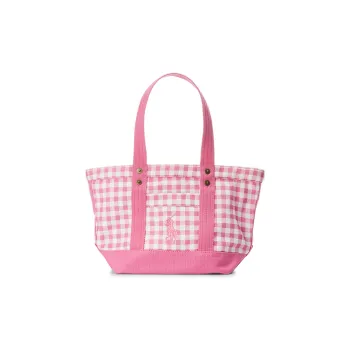 Polo Ralph Lauren Canvas Tote Bag, Shopping Bag, Canvas Bag, Handbag Mini Kids' Pink
