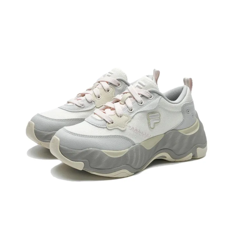 FILA FUSION STARFISH II Starfish 2nd Generation Anti Slip Wear Resistant Low Top Casual Shoes Women's White Gray-2