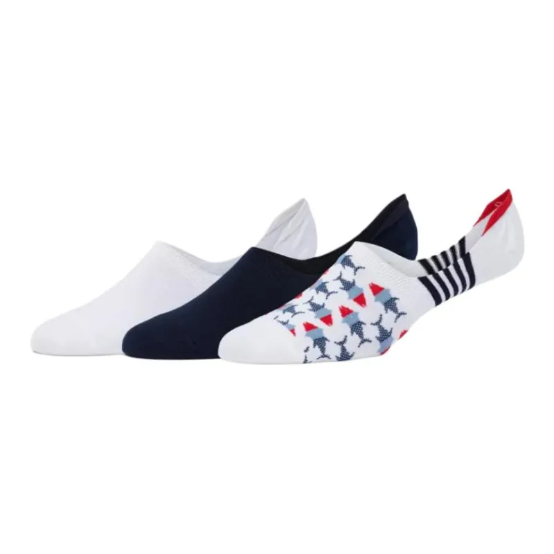 Columbia PFG Fish Flag Liner No-Show Socks Men's 3 Pack-0