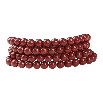 Jinghua Record Reconstructed Cinnabar Bracelets Unisex