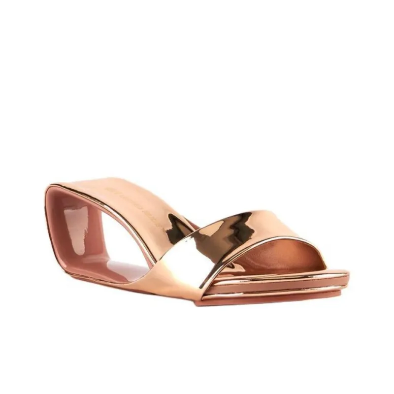 UNITED NUDE Slide Slippers 6.5cm Women's Gold-2