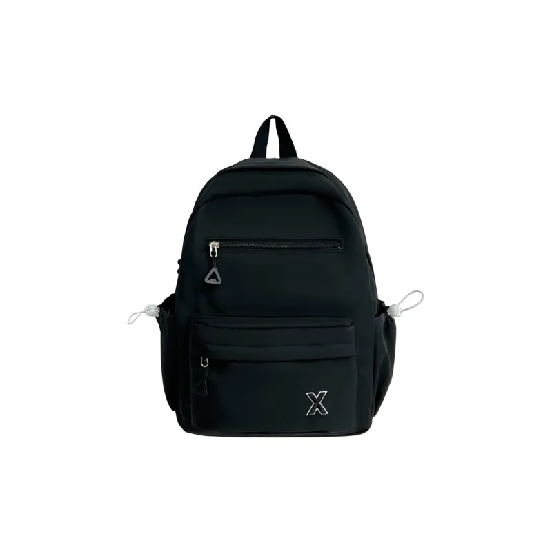 MOK Composite Cloth Backpack Unisex Ecru/Gray/Light Yellow/Light Green-3
