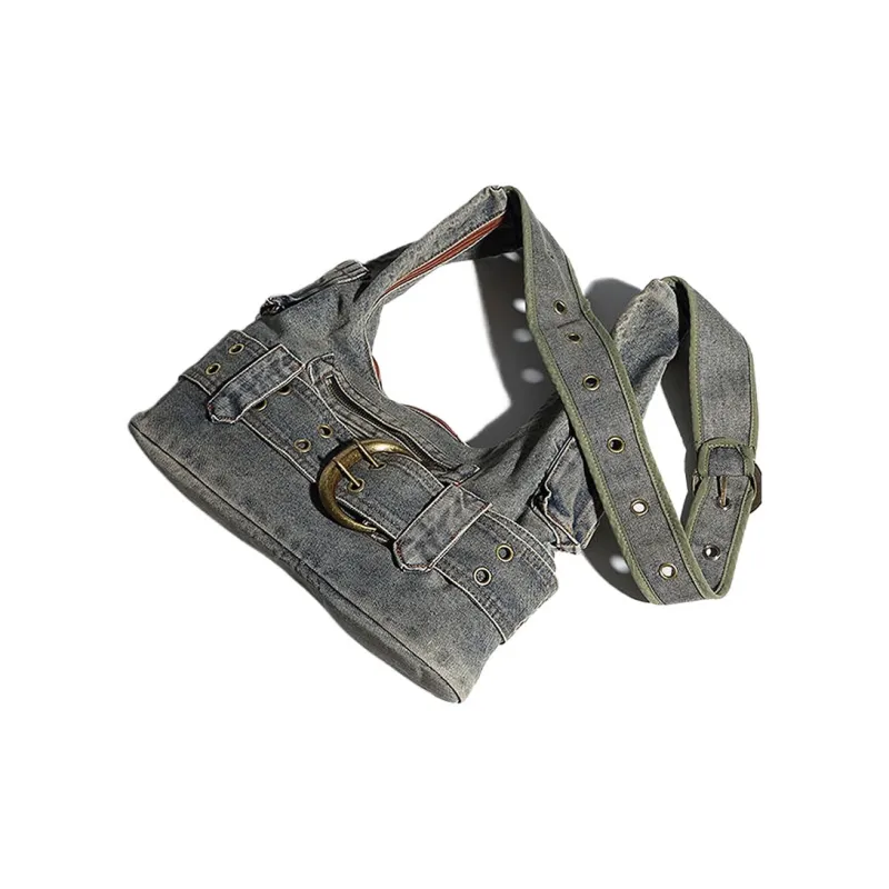 NATTY PU Handbag Crossbody Bag Shoulder Bag Women's Denim Blue-12