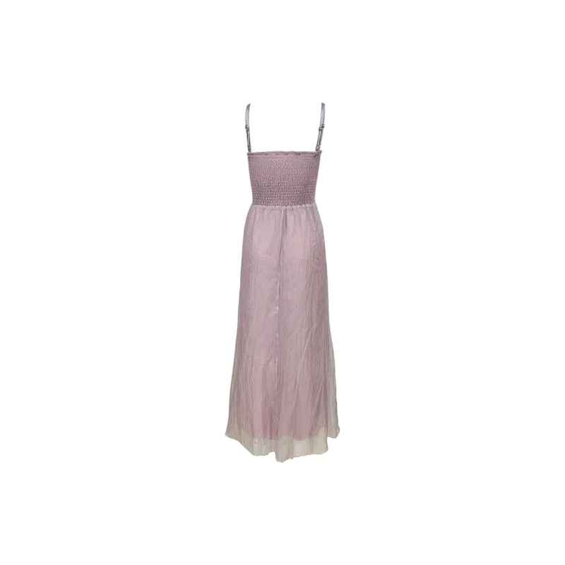 MOPB Slip Dresses Women's Purple-1