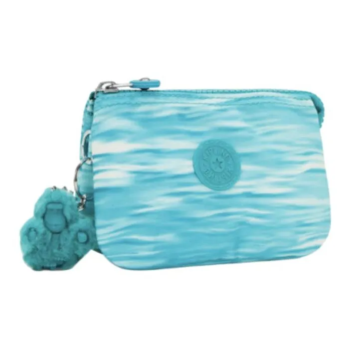 Kipling Recycled Polyester Wallet Small Size Women's Aqua Blue-1
