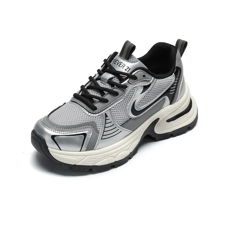 FOREVER 21 Height Increasing Low Top Chunky Sneakers Women's-1