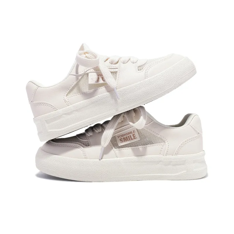 Miss Zhang Abrasion Resistant Quick Dry Cushioning Low Top Canvas Shoes Women's Beige-2