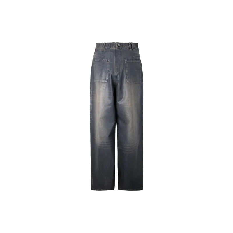 Carpe Diem Jeans Unisex Floral Blue-1