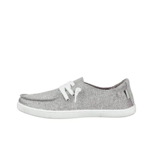 Skechers Bob's Slip-Resistant Cushioning Wear-Resistant Low-Top Skateboard Shoes Women's Gray White