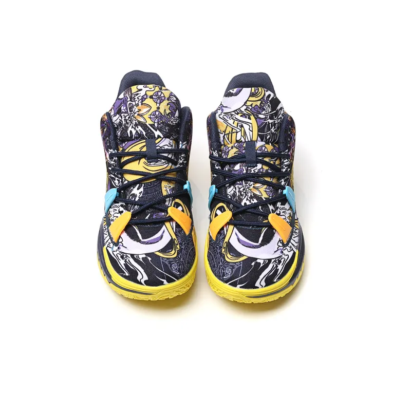 BURCOME Anti Slip Wear Resistant Breathable Moisture Wicking Mid Top Basketball Shoes Unisex-9