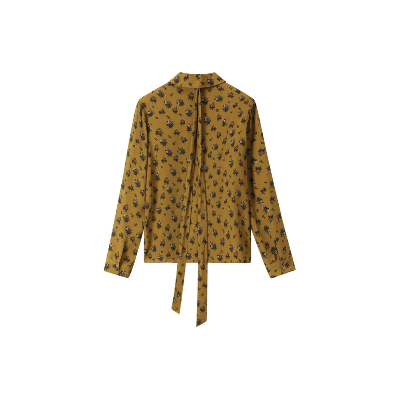 H-YXIANG Shirt Women's French Bouquet-1