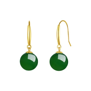 GANGCUI Earrings Jasper Women's