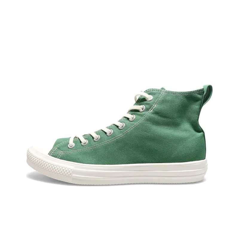 Converse All Star Light Freelace Wear-resistant And Waterproof High-Top Canvas Shoes Women's Green-0