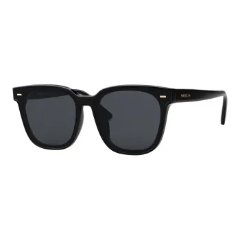PARZIN Square Sunglasses Unisex Black