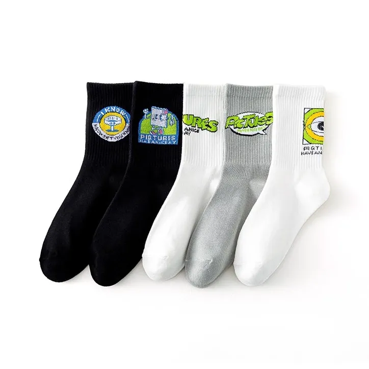 MIIOW Mid-Calf Socks Men's 5 Pack-11