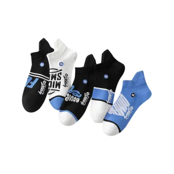 HANADASOX No Show Socks Men's 5 Pack Mixed Color
