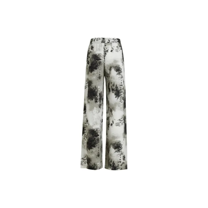 FHMY Casual Pants Women's Ink Wash-1