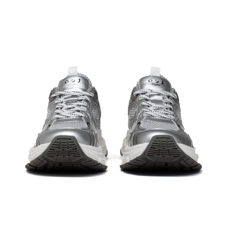 JOSINY Wear-resistant Lightweight Breathable And Non-slip. Low-Top Chunky Sneakers Men's-2