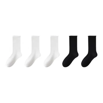 Left Divided By Right Mid-Calf Socks Women's 5 Pack